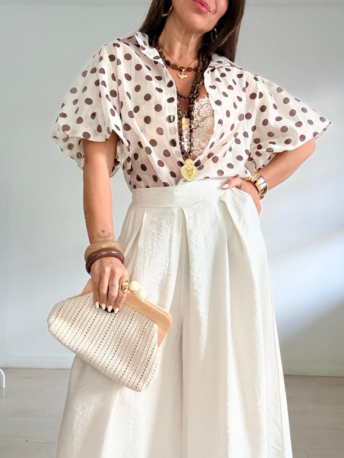 MAXI PANTALÓN FLUIDO BOLSILLOS