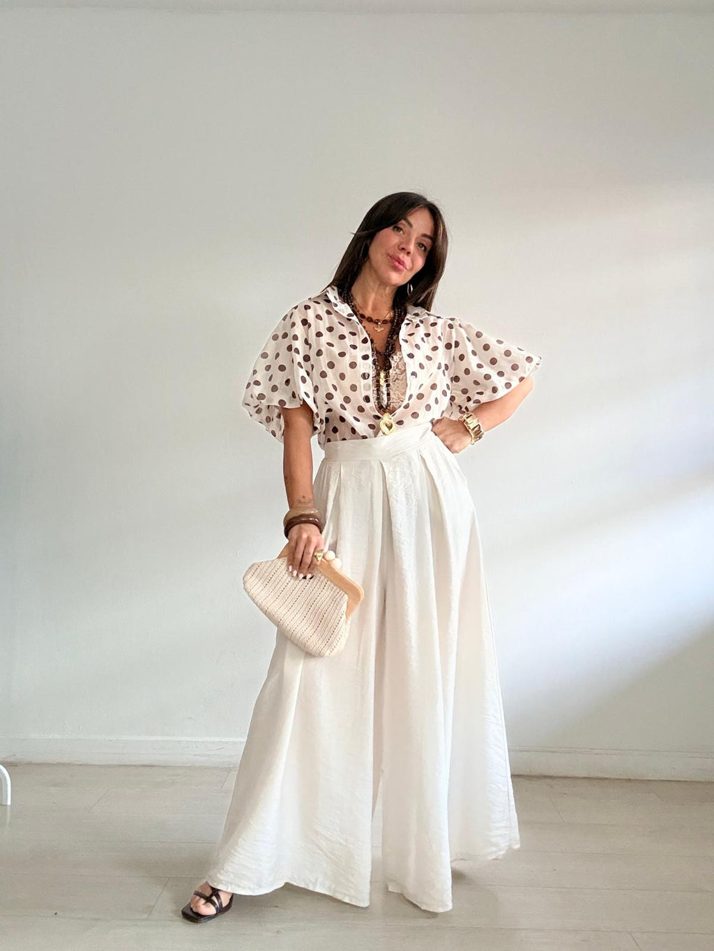 MAXI PANTALÓN FLUIDO BOLSILLOS