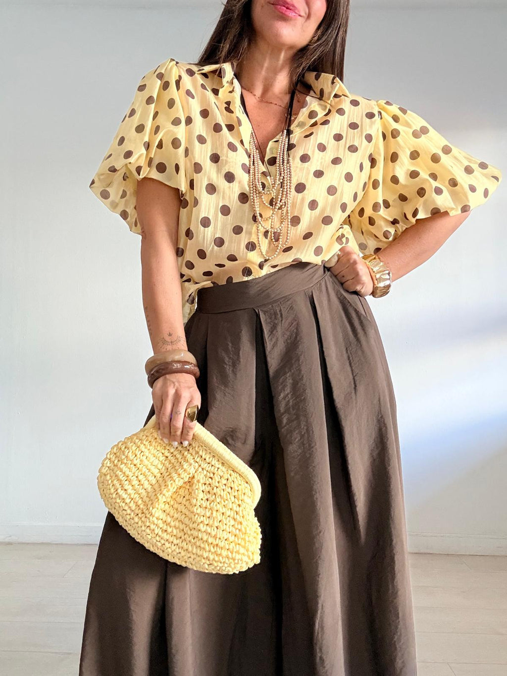 MAXI PANTALÓN FLUIDO BOLSILLOS