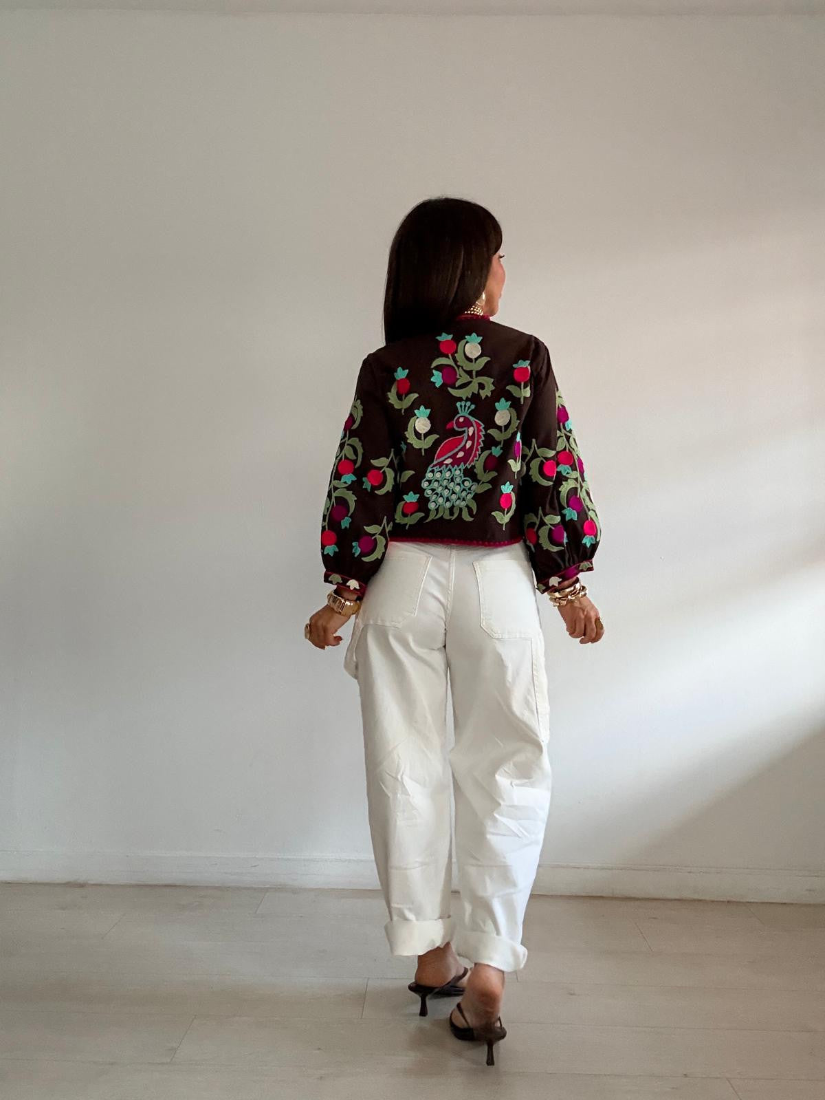 JEANS BALLOON BLANCO