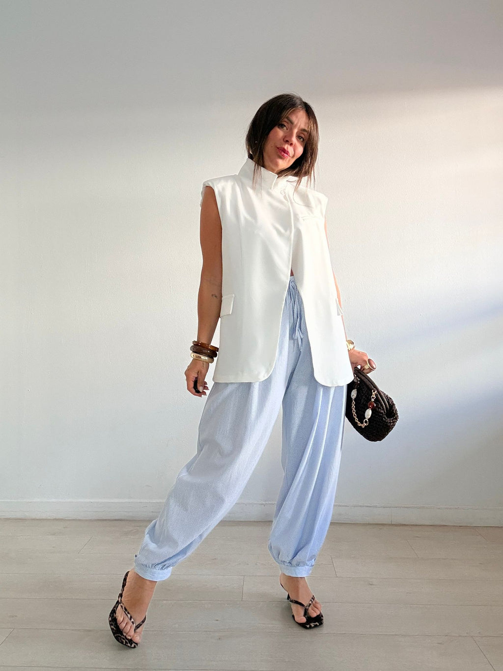 PANTALÓN BOMBACHO RAYITAS