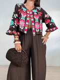 CHAQUETITA CORTA BORDADA THAI