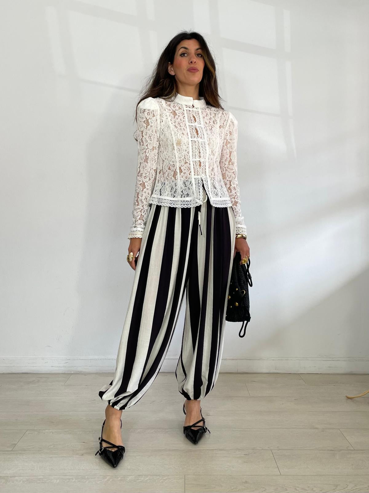 PANTALÓN BOMBACHO RAYAS