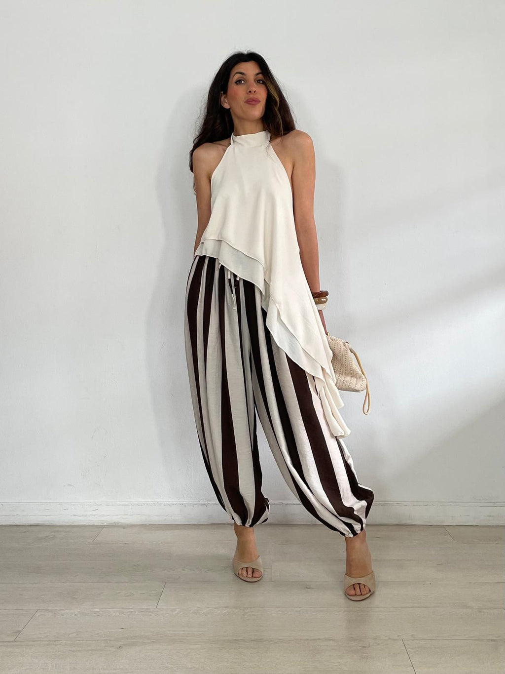 PANTALÓN BOMBACHO RAYAS