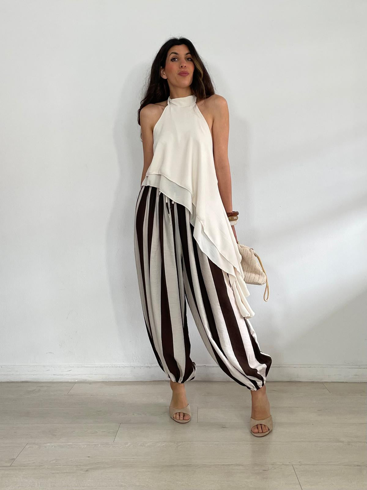 PANTALÓN BOMBACHO RAYAS