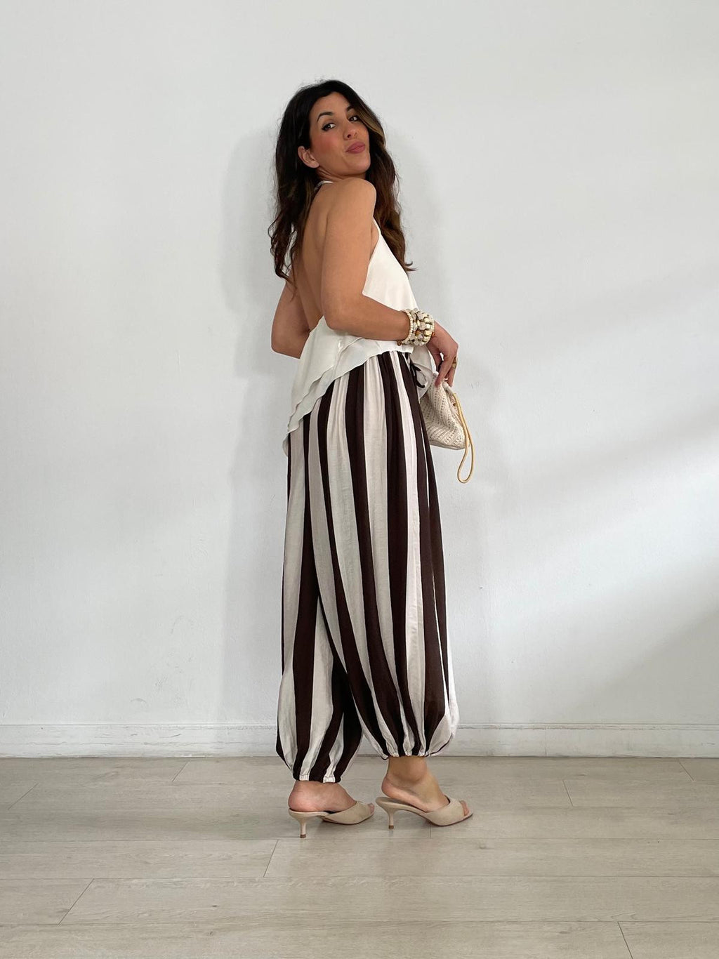 PANTALÓN BOMBACHO RAYAS