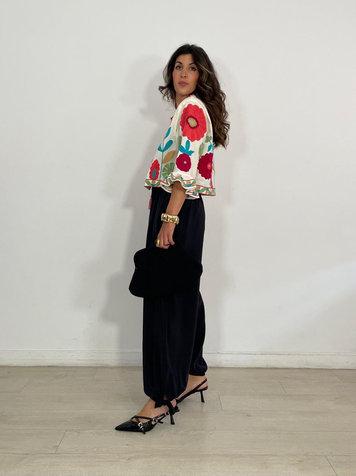 PANTALÓN BÁSICO + LAZADA TOBILLO
