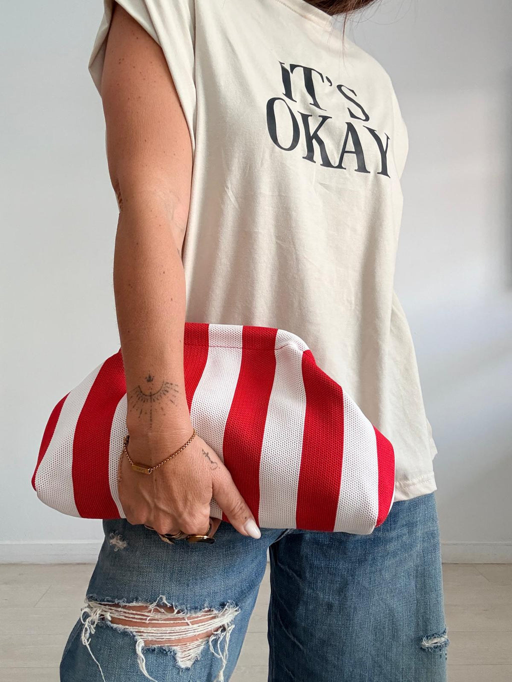 BOLSO RAYAS BICOLOR