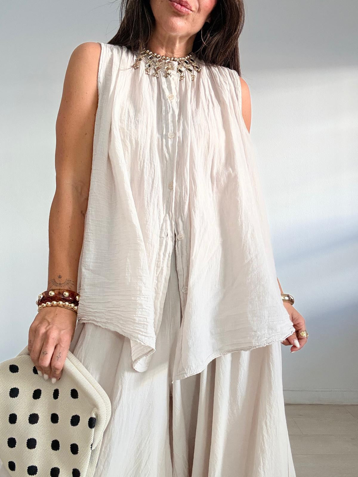BLUSA ABOTONADA LINA