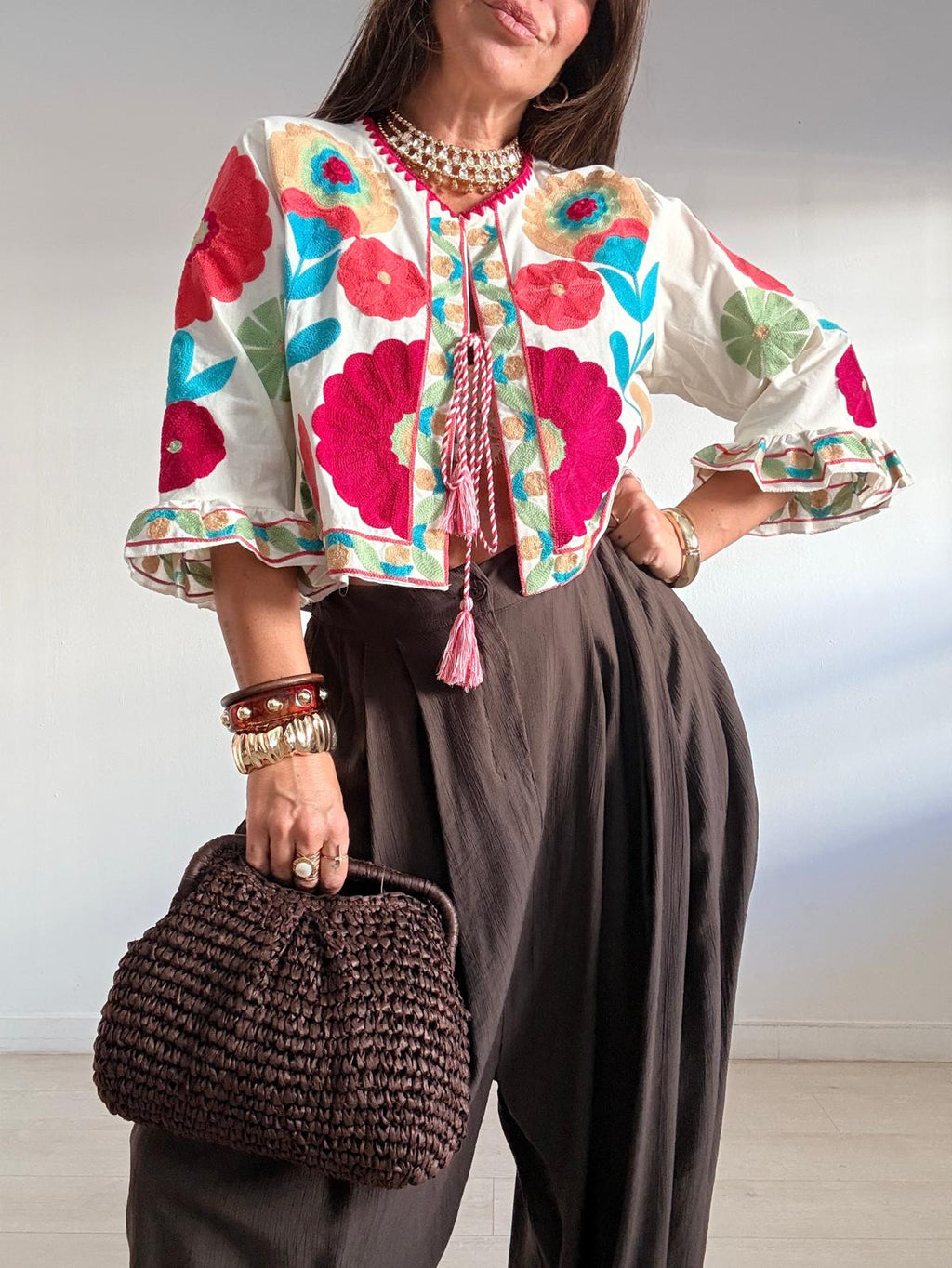 CHAQUETITA BORDADA BARBADOS