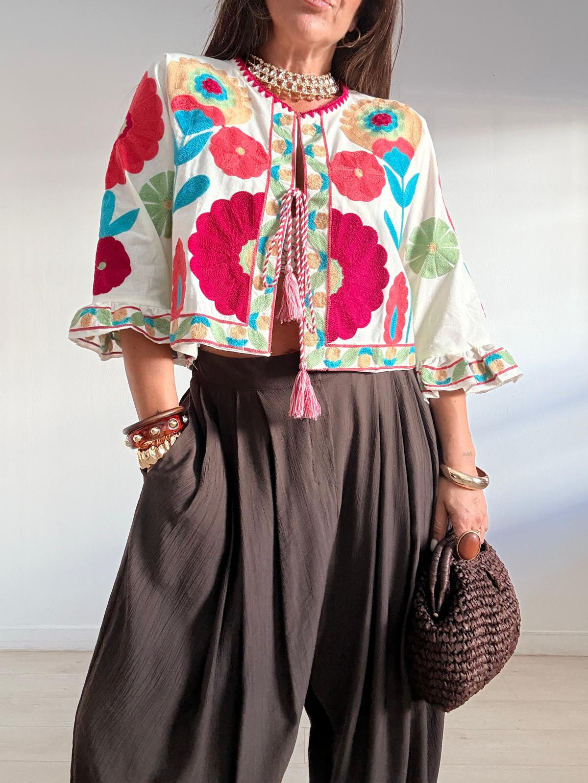 CHAQUETITA BORDADA BARBADOS