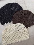 CASQUETE CROCHET PERLITAS