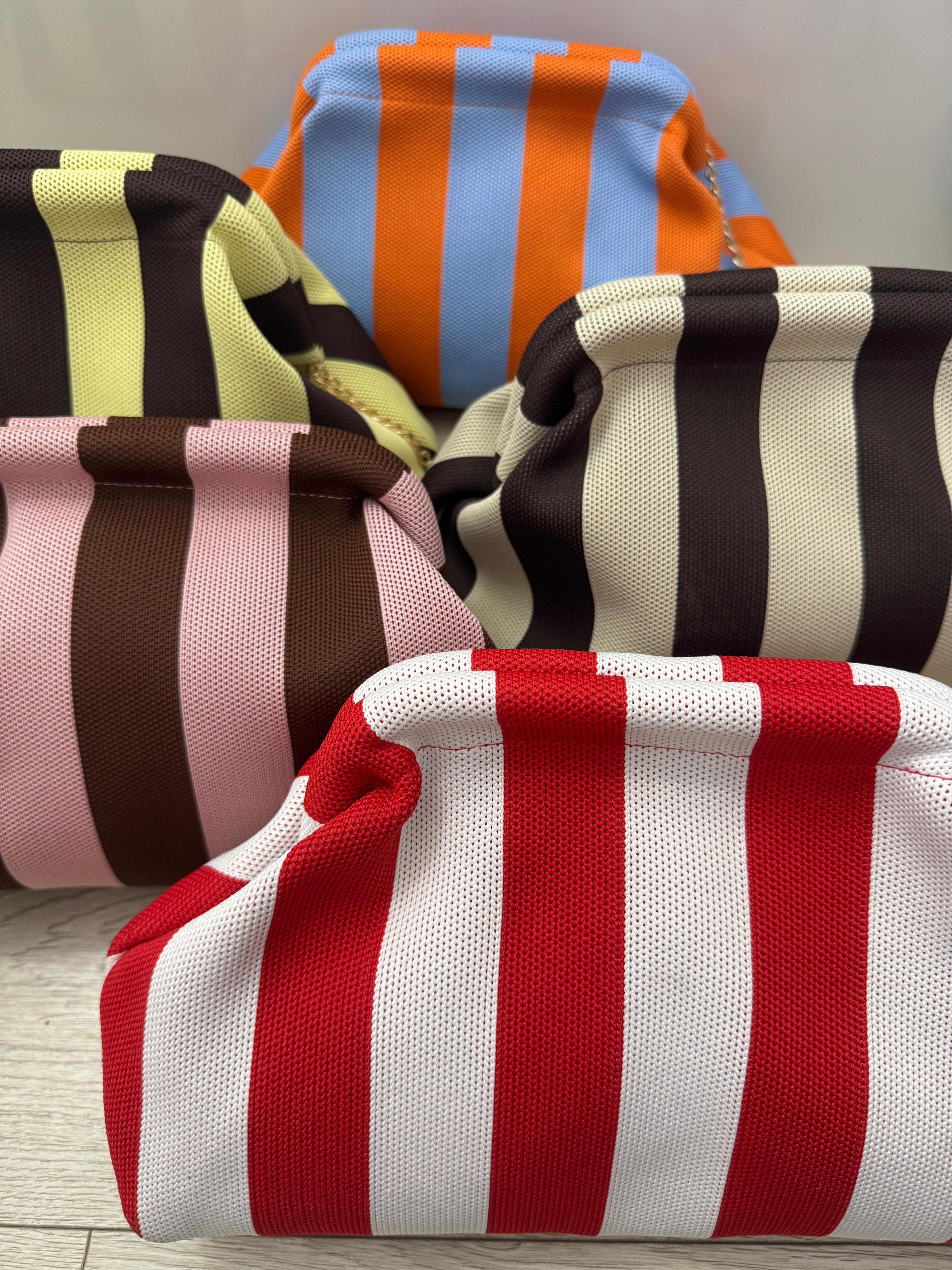 BOLSO RAYAS BICOLOR