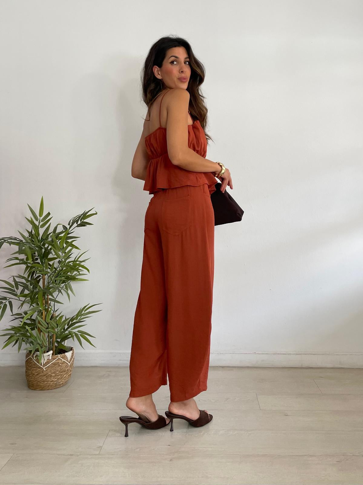 PANTALÓN EFECTO LINO