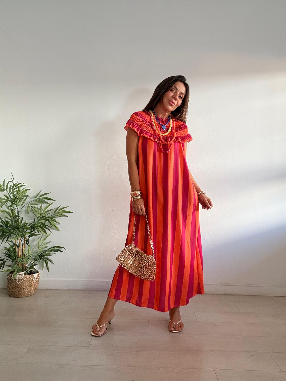 VESTIDO RAYAS ARLET