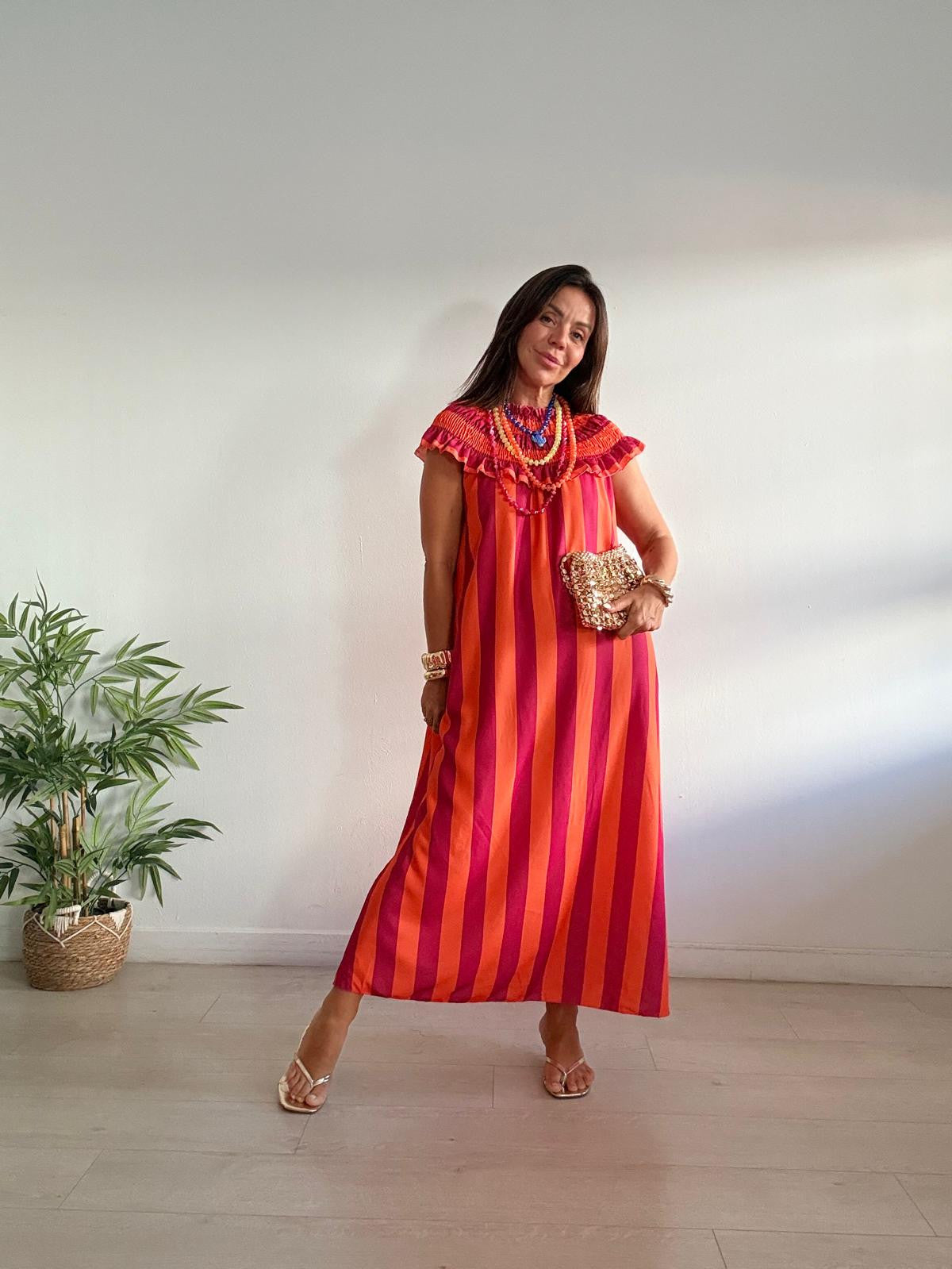 VESTIDO RAYAS ARLET