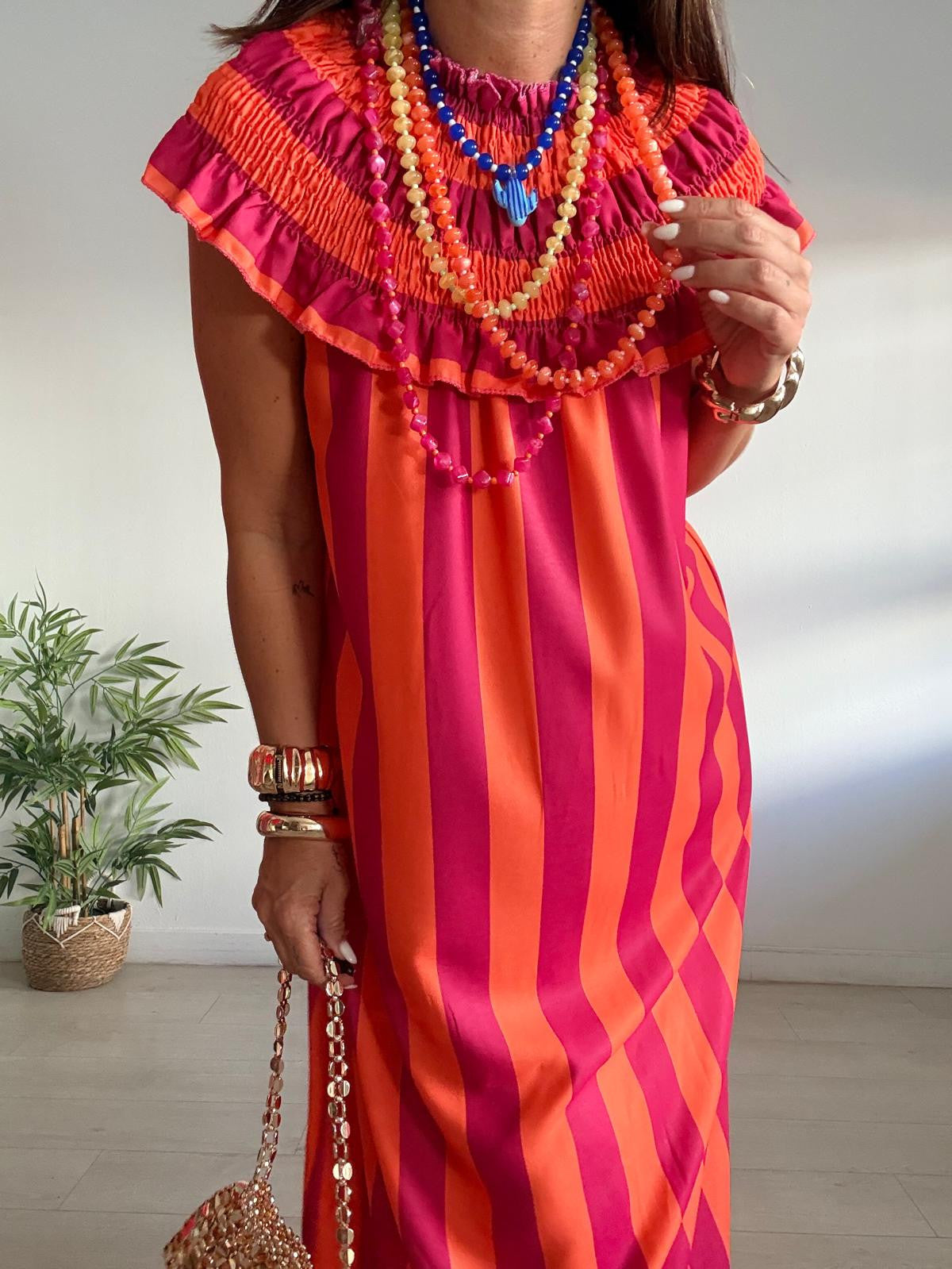VESTIDO RAYAS ARLET