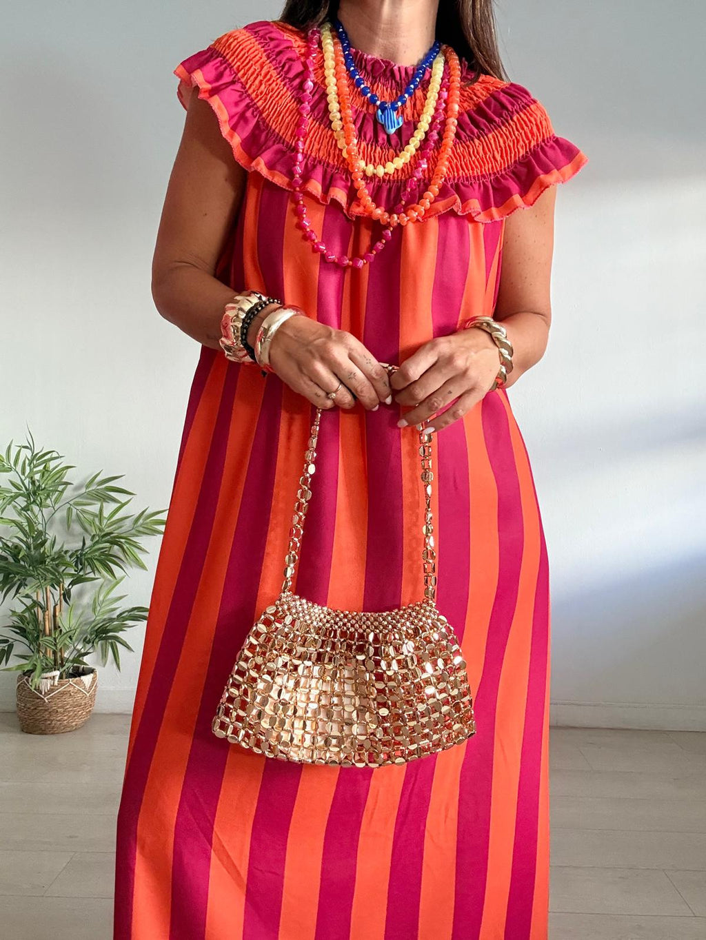 VESTIDO RAYAS ARLET