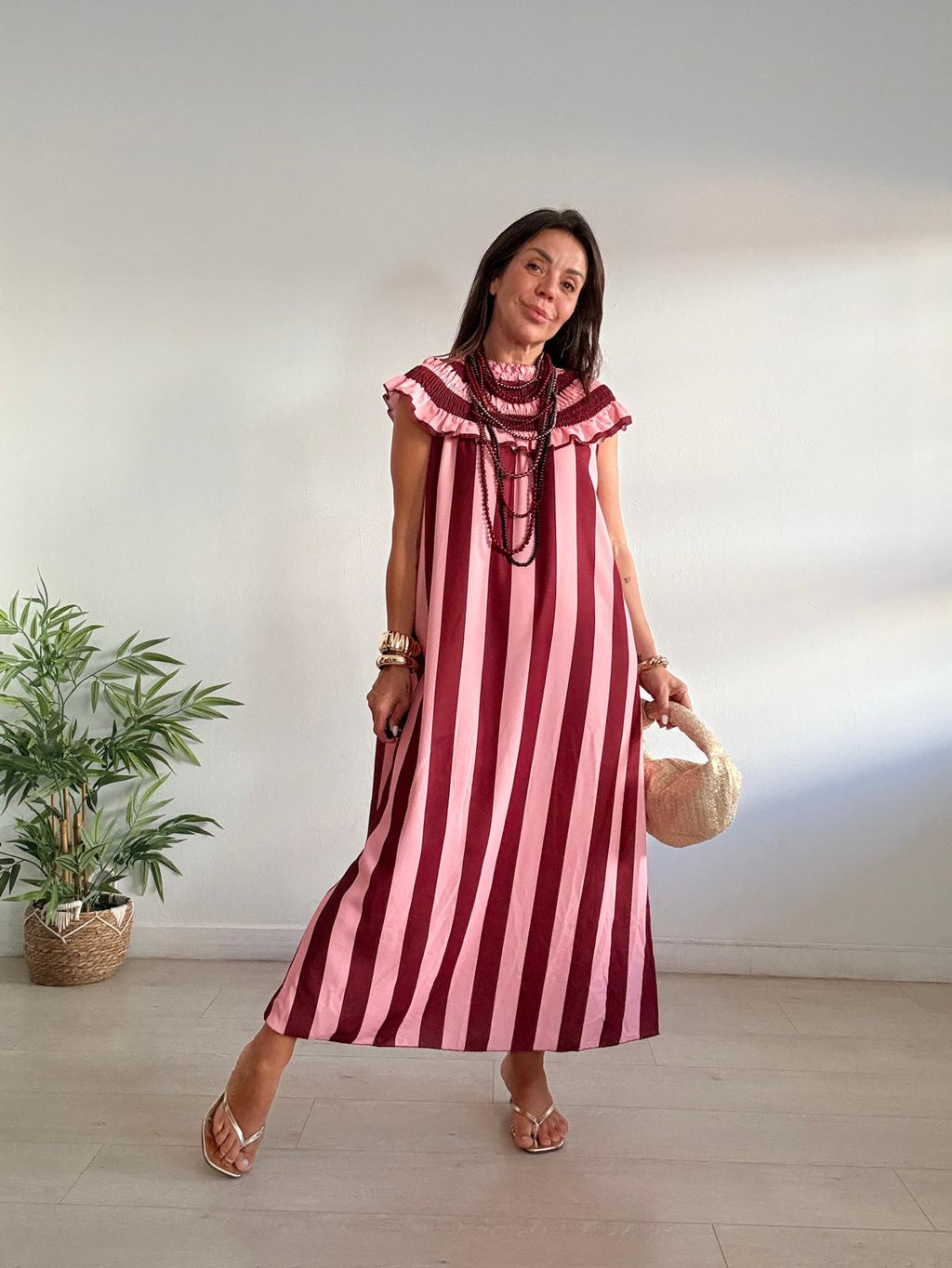 VESTIDO RAYAS ARLET