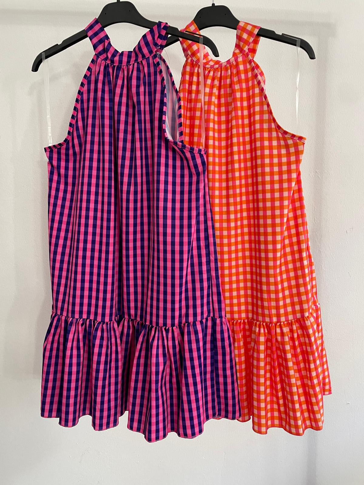 VESTIDO CUADRITOS  COLORS