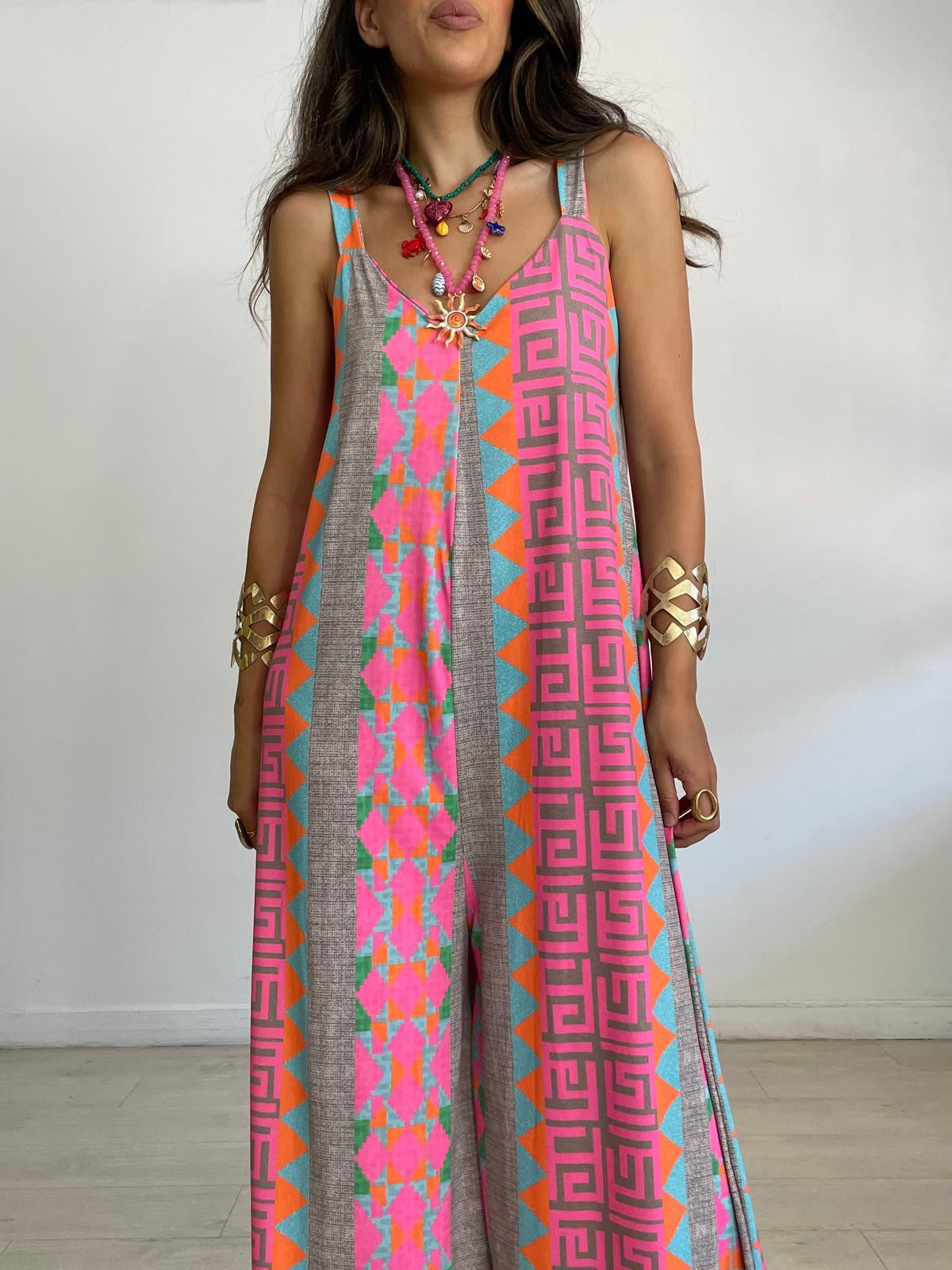 COLLAR LARGO SUNNY PINK