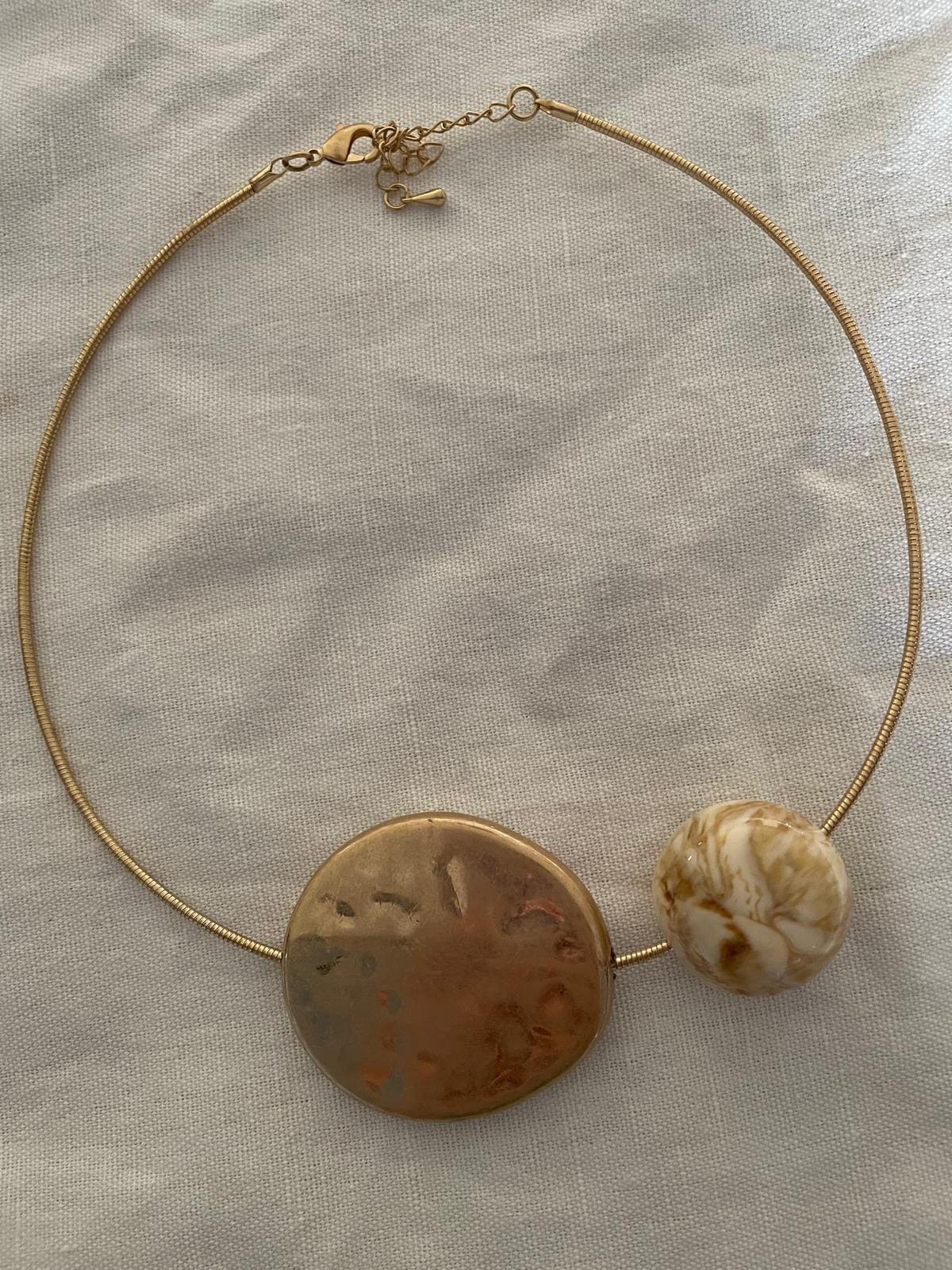 COLLAR ARO RÍGIDO PIEDRA