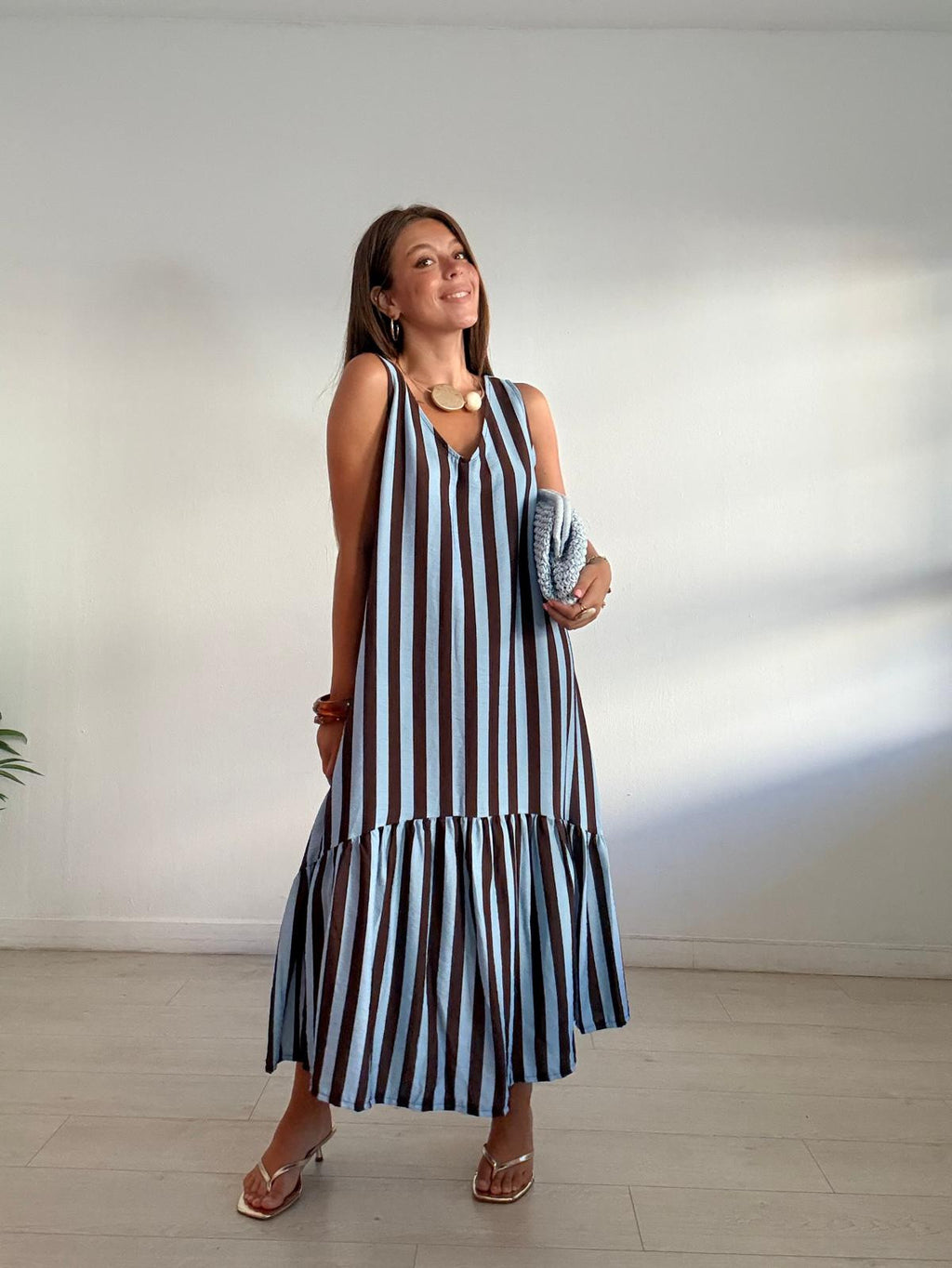 VESTIDO RAYAS GRECIA