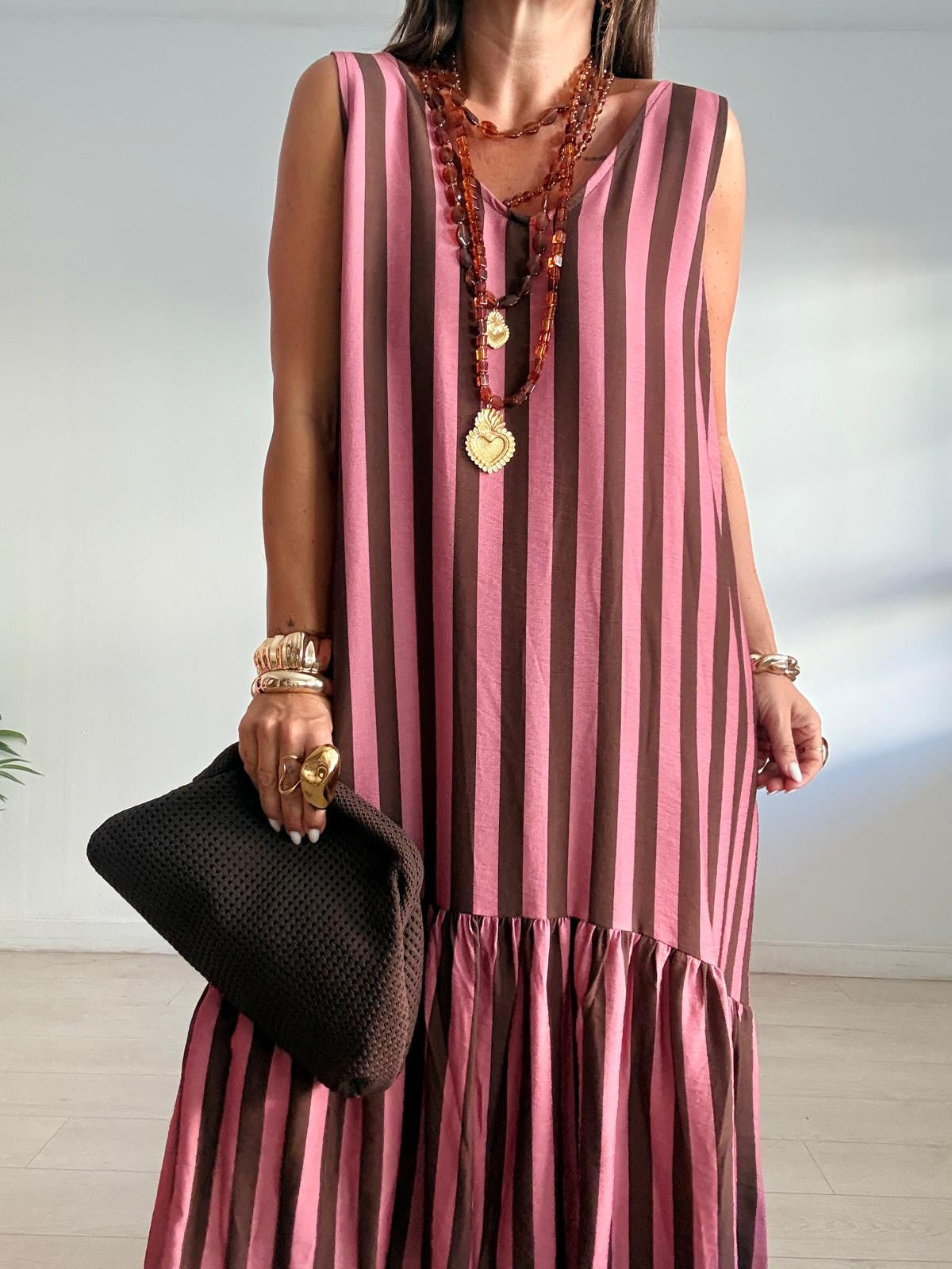 VESTIDO RAYAS GRECIA