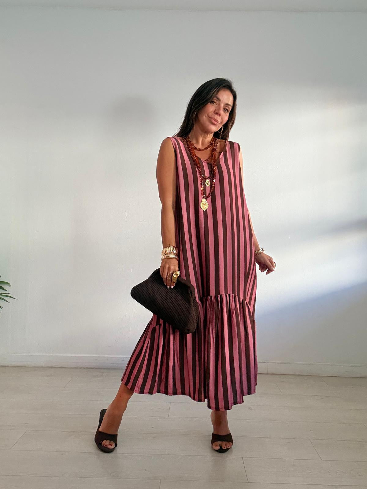 VESTIDO RAYAS GRECIA