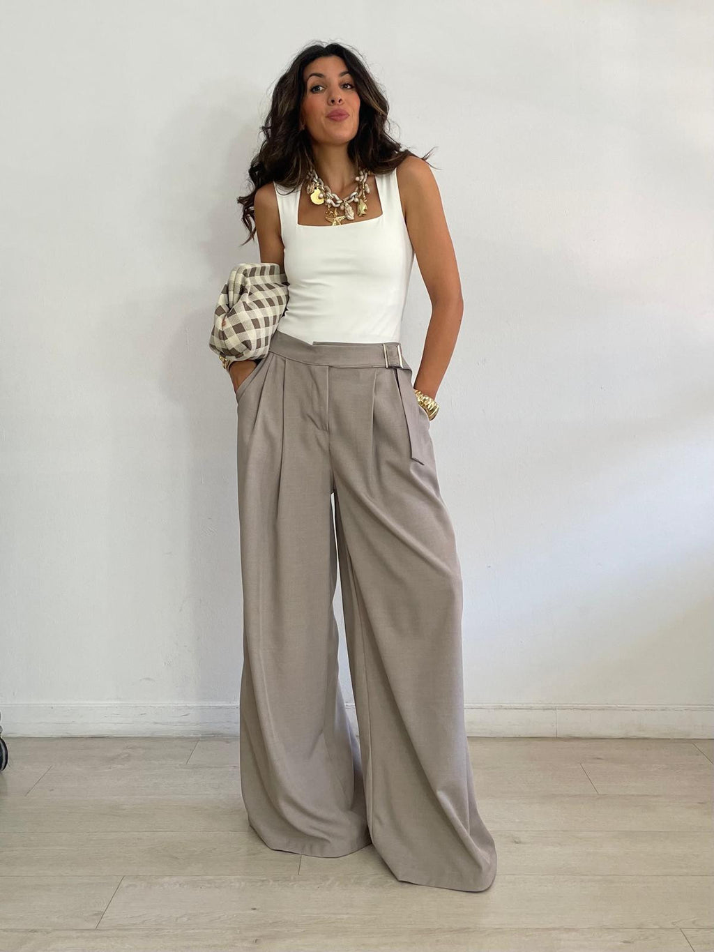 PANTALÓN ANCHO HEBILLA