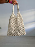 BOLSO SHOPPER MACRAMÉ