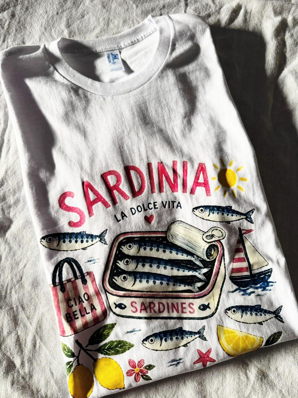 CAMISETA SARDINA LA DOLCE VITA