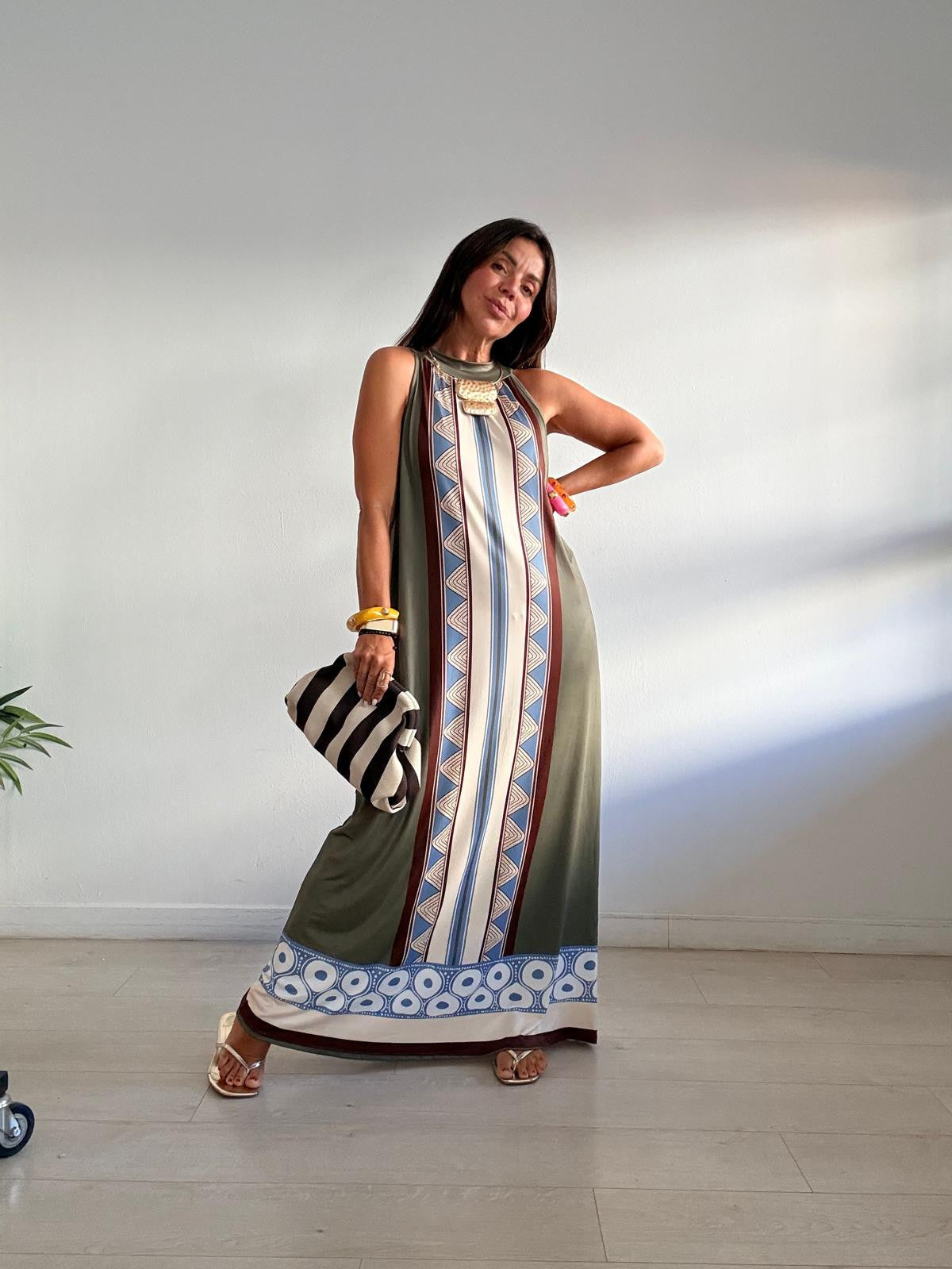 VESTIDO LICRA ELÁSTICO LAZADA ROMA