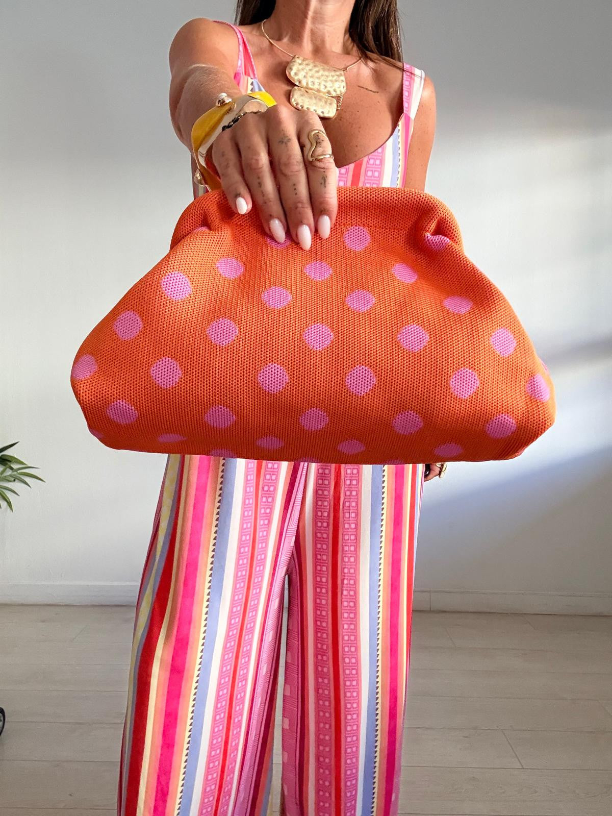 CLUTCH BICOLOR LUNARES