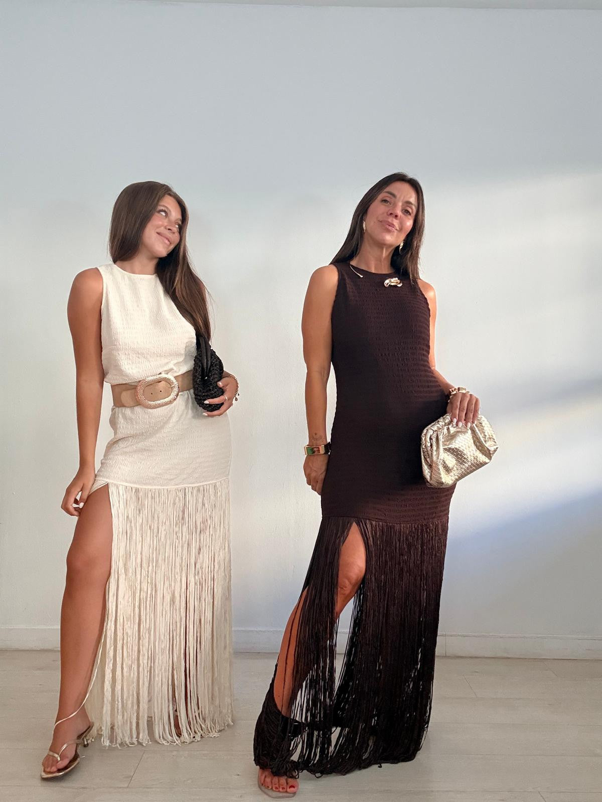 VESTIDO ELÁSTICO FLECOS