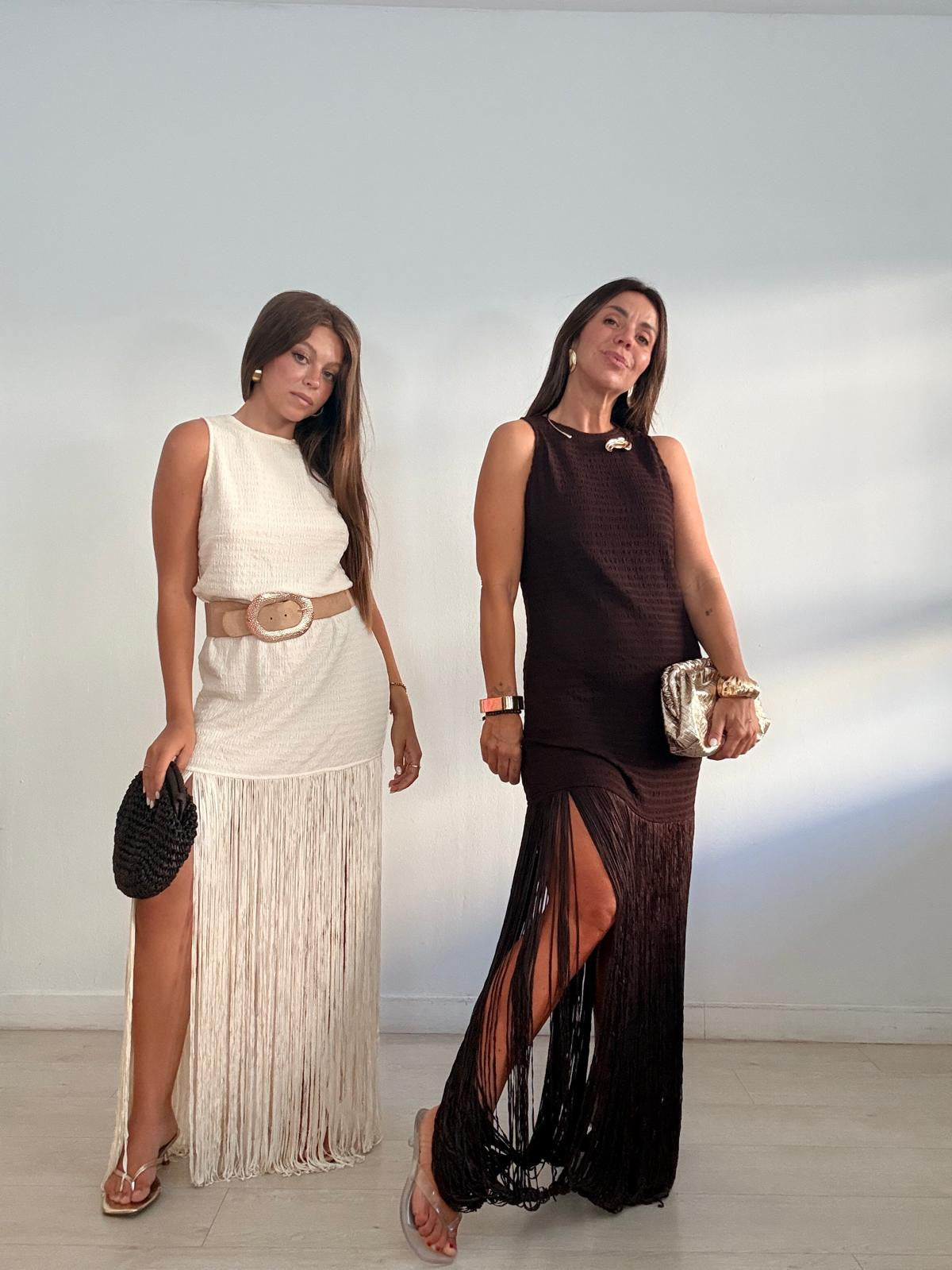 VESTIDO ELÁSTICO FLECOS