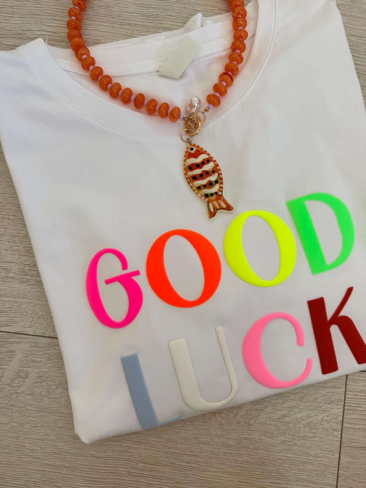 CAMISETA GOOD LUCK