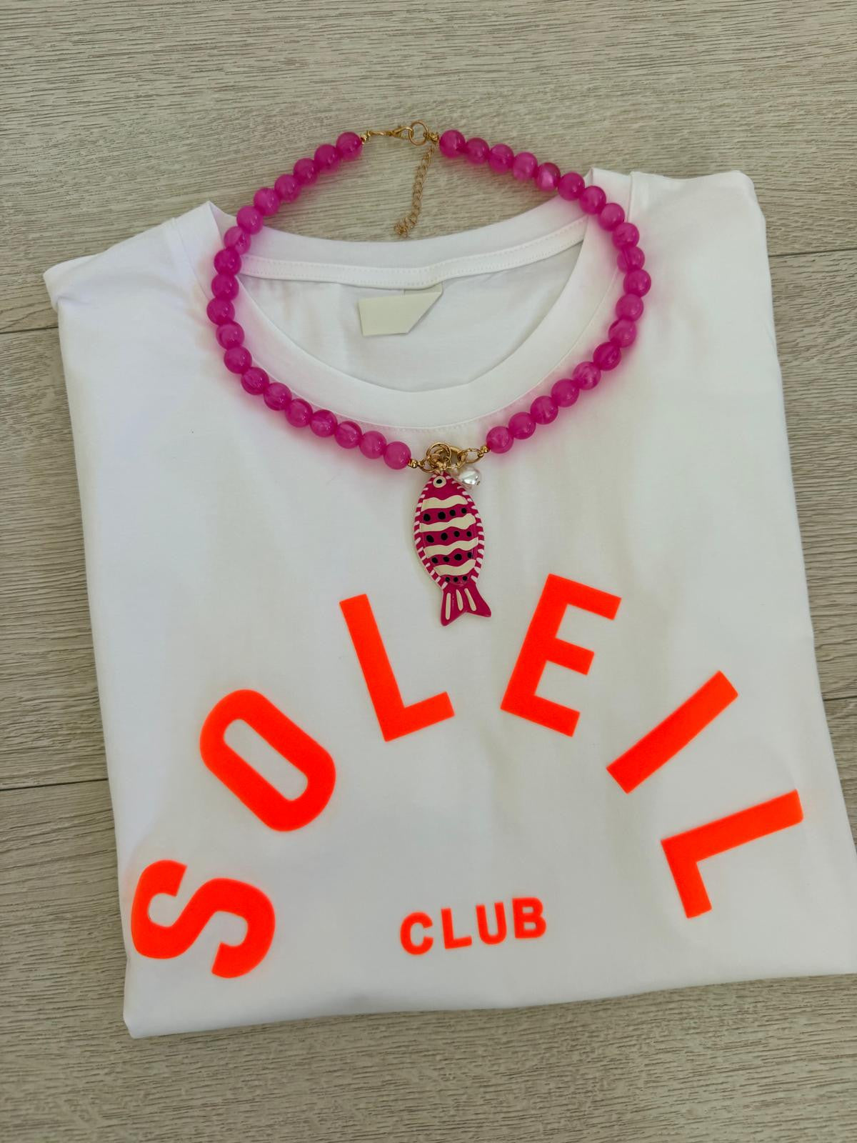 CAMISETA SOLEID FLUOR