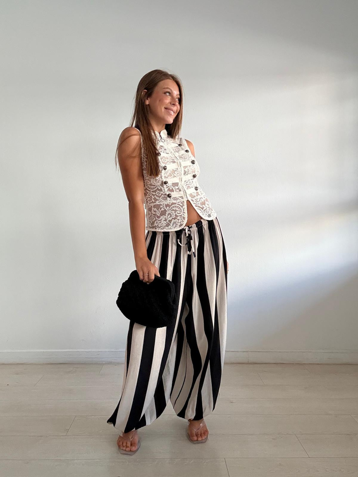 PANTALÓN BOMBACHO RAYAS