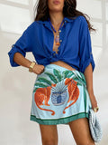 FALDA LAZADA TIGRES CELESTE/VERDE