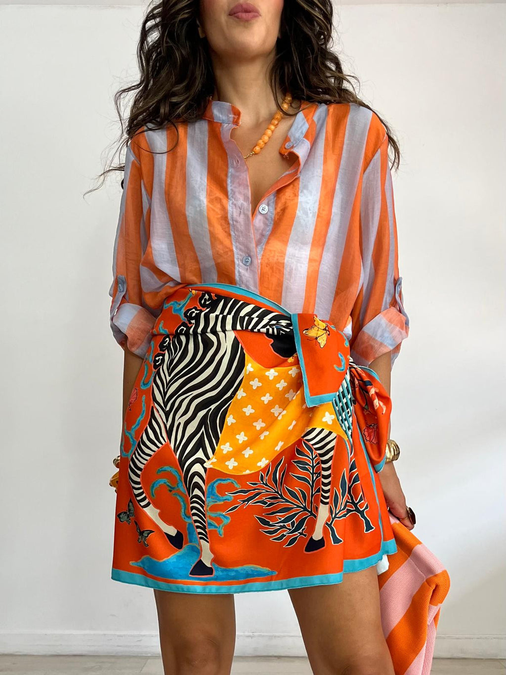 BLUSA RAYAS BICOLOR