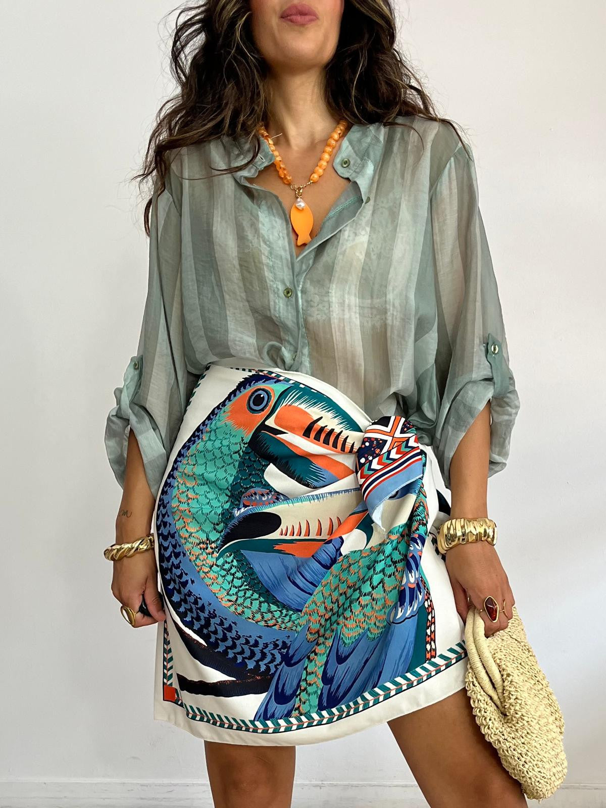 BLUSA RAYAS BICOLOR