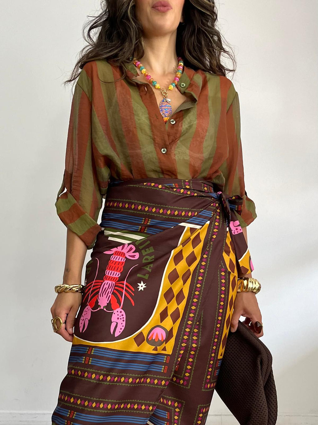BLUSA RAYAS BICOLOR