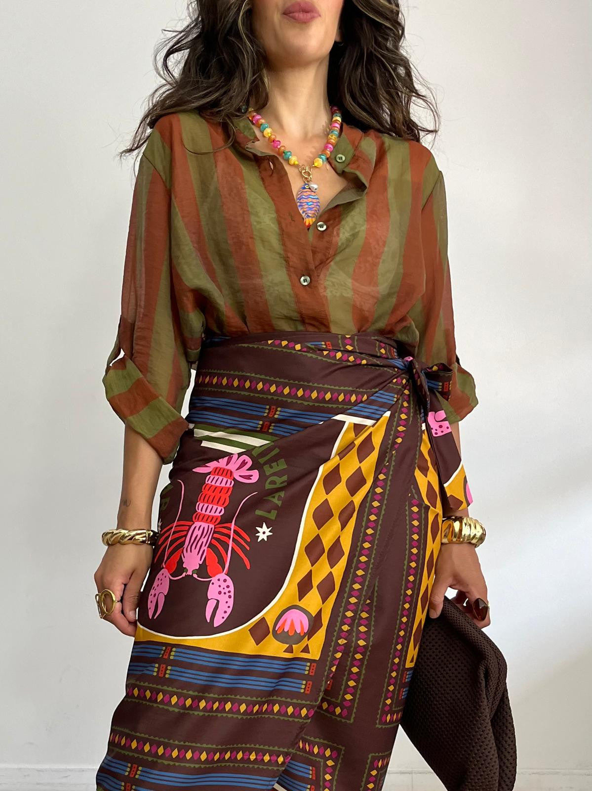 BLUSA RAYAS BICOLOR