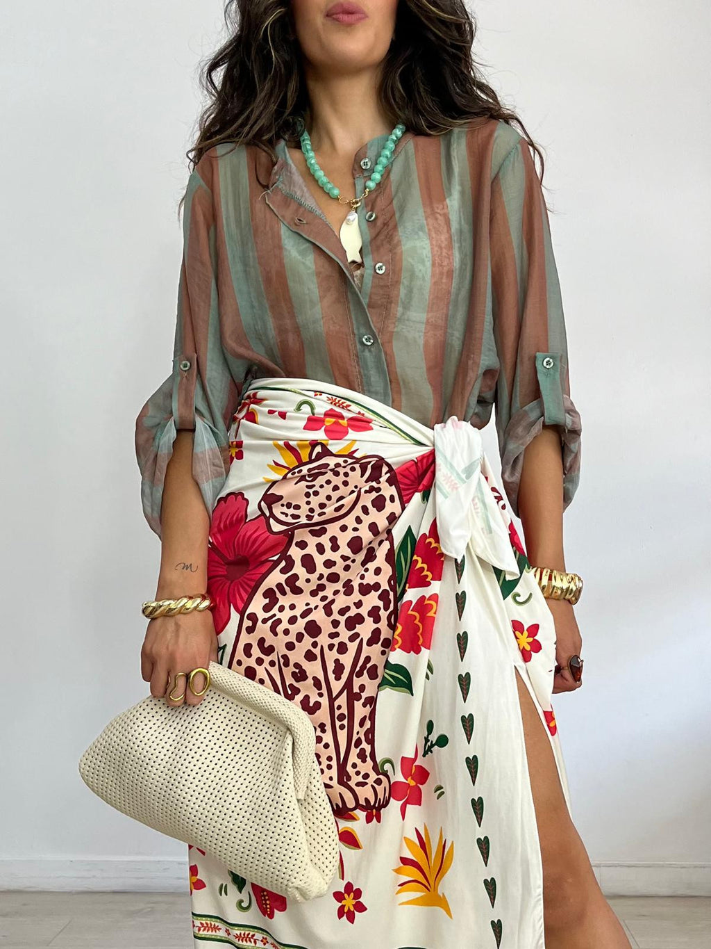 BLUSA RAYAS BICOLOR