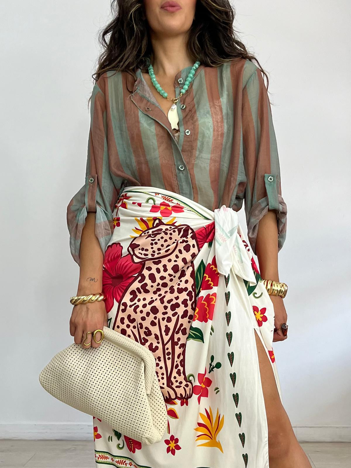 BLUSA RAYAS BICOLOR