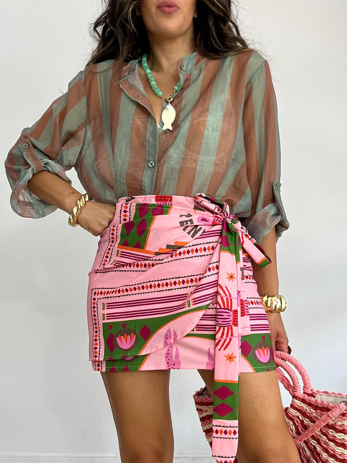 BLUSA RAYAS BICOLOR