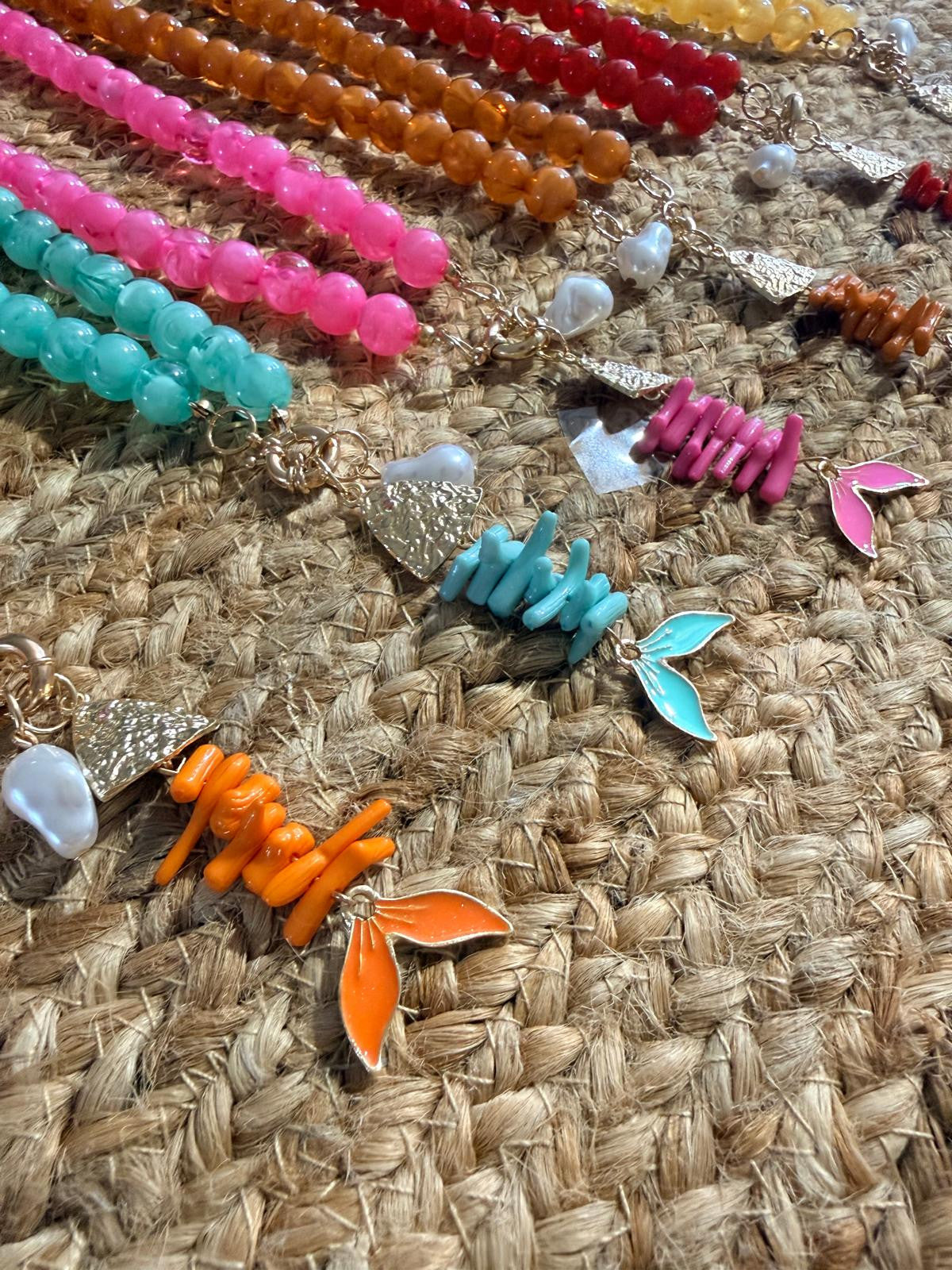 COLLAR PEZ GOLDEN & COLORS