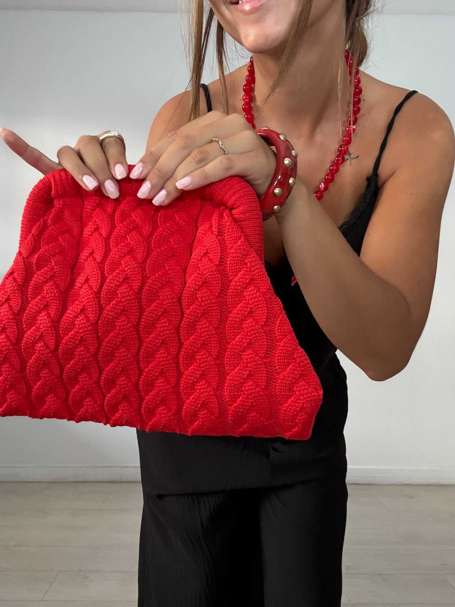 BOLSO CLUTCH TRENZADO