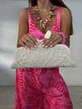 BOLSO MANO CROCHET FLOR